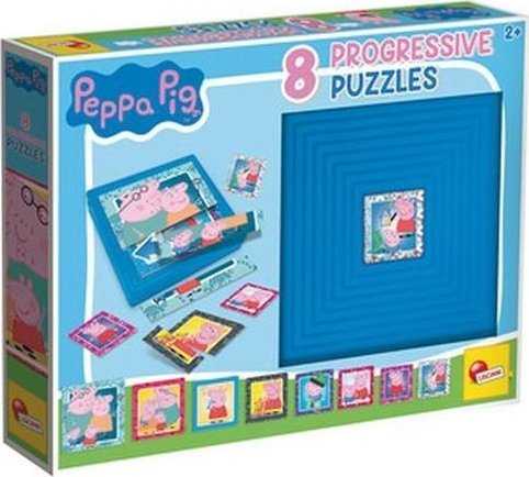 Lisciani LISCIANI Dėlionė PROGRESYWNE 8 PEPPA PIG