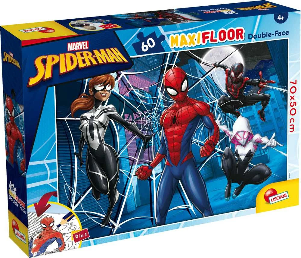 Lisciani LISCIANI MARVEL Dėlionė DF MAXI FLOOR 60 SPIDERMAN