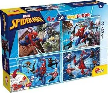 Lisciani LISCIANI MARVEL Dėlionė DF MAXI FLOOR 4 X 48 SPIDERMAN