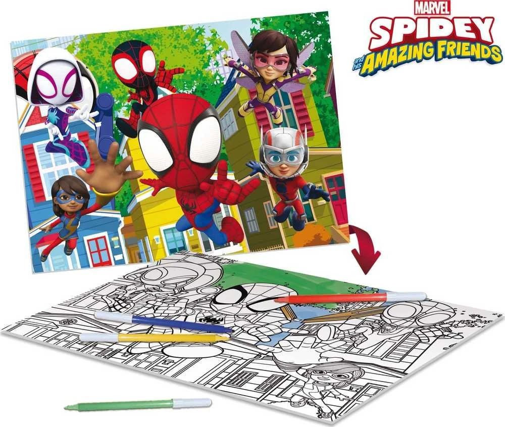 Lisciani LISCIANI MARVEL Dėlionė DF PLUS 24 SPIDEY - THIS IS A TEAM!.