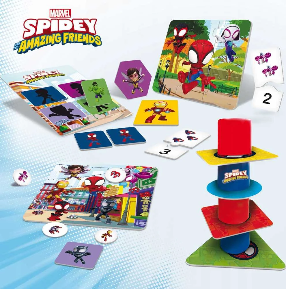 Lisciani Rinkinys edukacinių žaidimų su Spidey ir draugais
