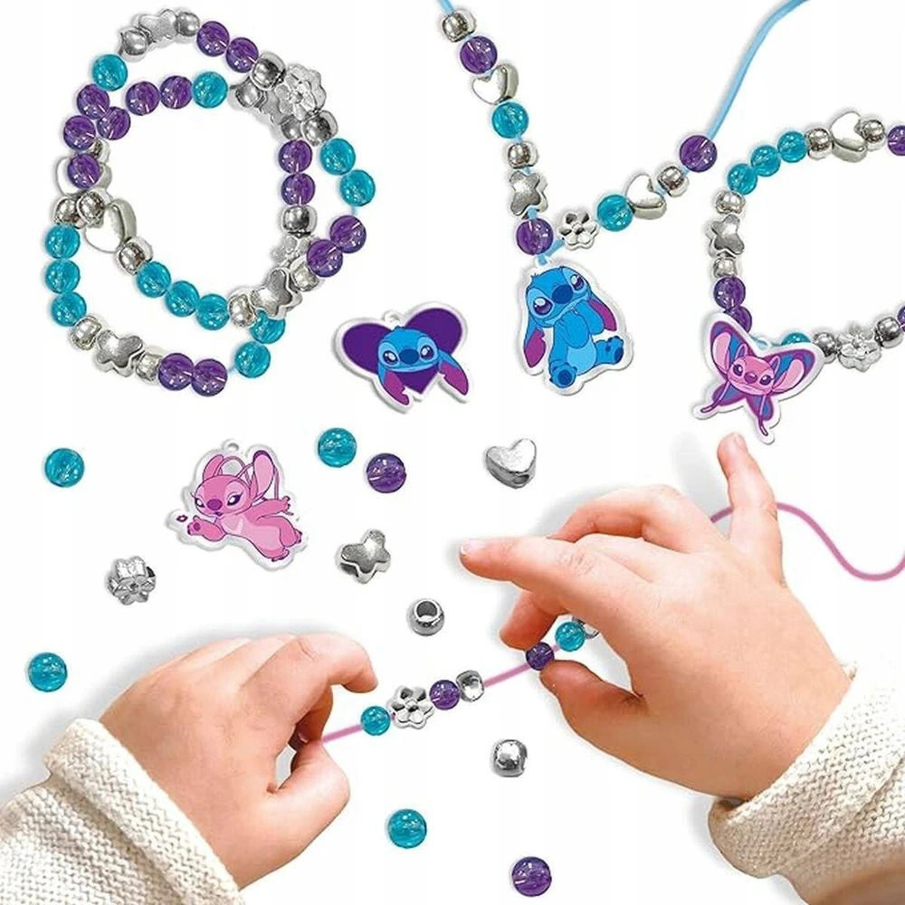 Lisciani Disney Dygsnis - Draugystės papuošalų dėžutė su karoliukais ir pakabukais (63330)