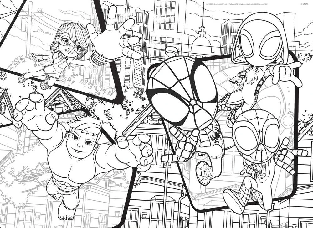 Dante Lisciani LISCIANI MARVEL Dėlionė DF MAXI FLOOR 24 SPIDEY