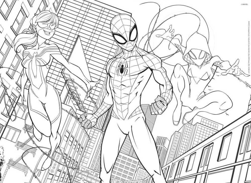 Lisciani LISCIANI MARVEL Dėlionė DF MAXI FLOOR 60 SPIDERMAN