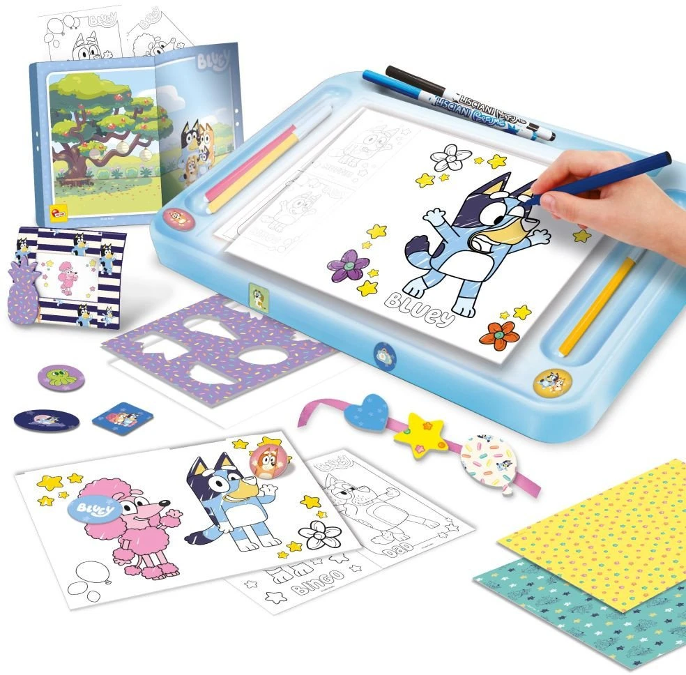 Lisciani Mokymosi piešti rinkinys su Bluey LED lenta