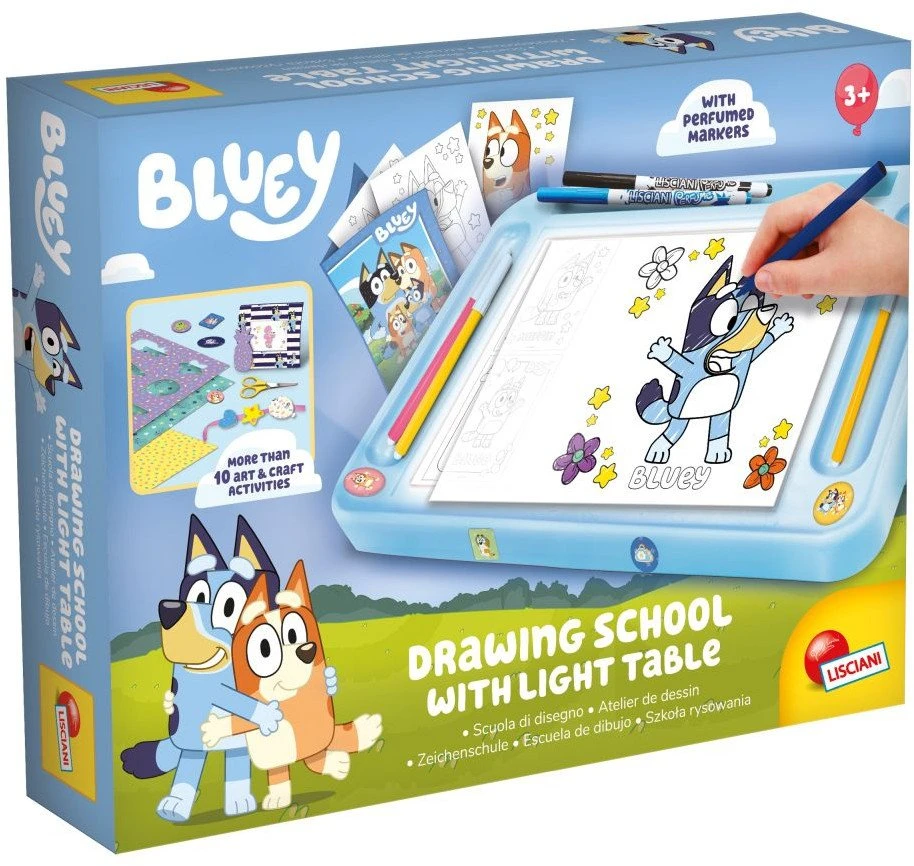 Lisciani Mokymosi piešti rinkinys su Bluey LED lenta