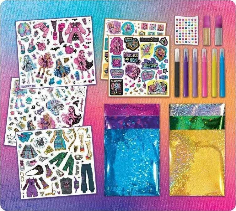 Lisciani „Monster High“ mielas eskizų knygelės dienoraštis