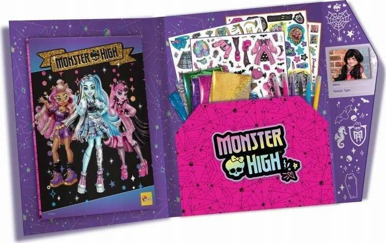 Lisciani „Monster High“ mielas eskizų knygelės dienoraštis