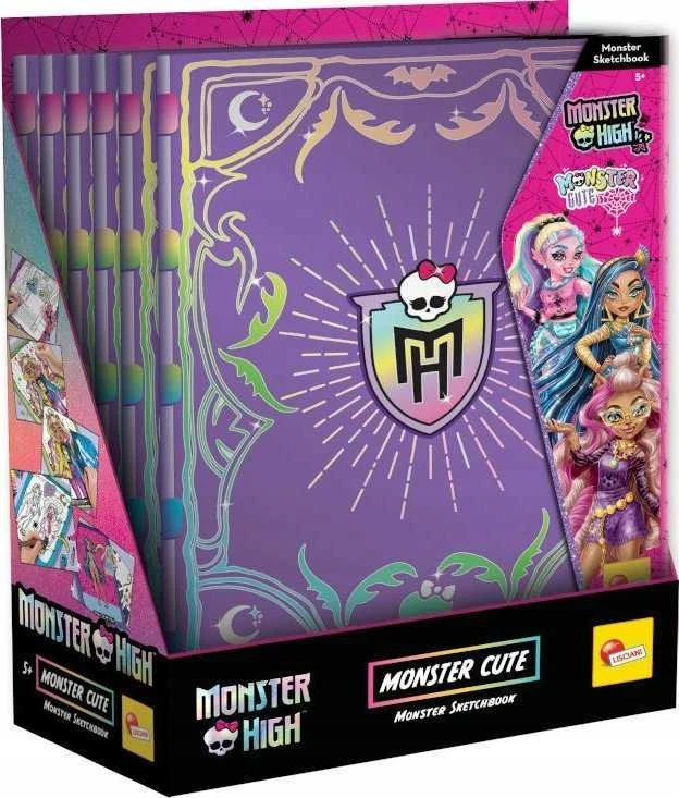 Lisciani „Monster High“ mielas eskizų knygelės dienoraštis