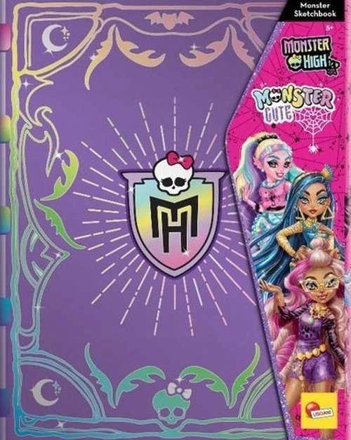 Lisciani „Monster High“ mielas eskizų knygelės dienoraštis
