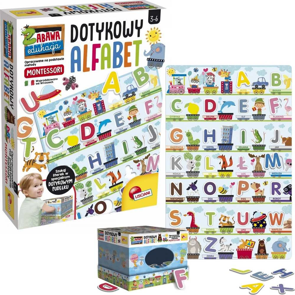 Lisciani Montessori lytėjimo abėcėlė