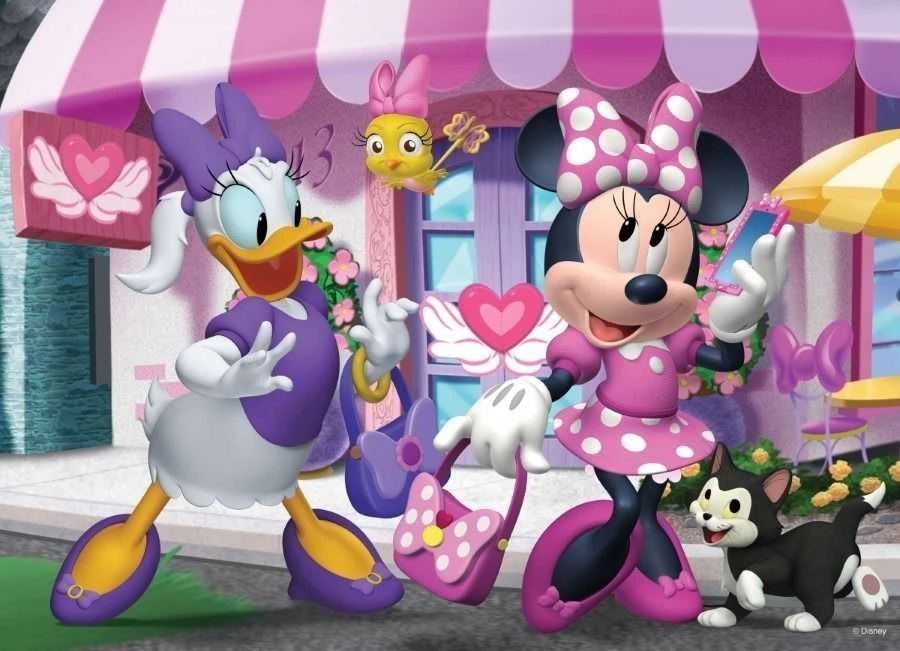 Lisciani Lapai Dvipusė dėlionė 35 Minnie Mouse