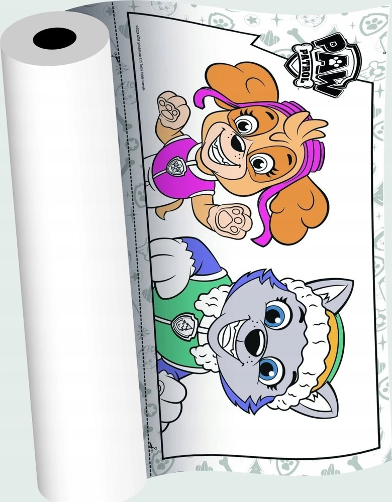Lisciani Paw Patrol piešimo ritinėlis su flomasteriais