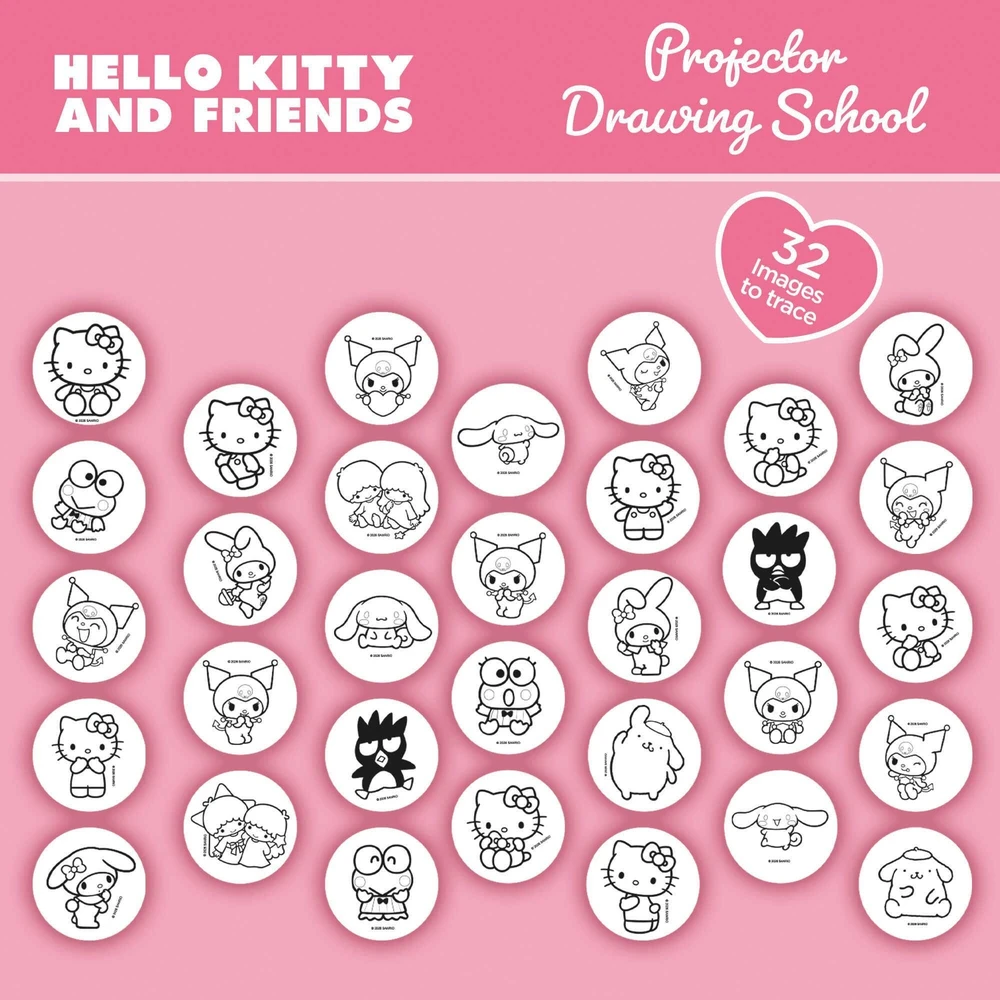 Lisciani Piešimo mokykla su projektoriumi Hello Kitty and Friends (304-119707)