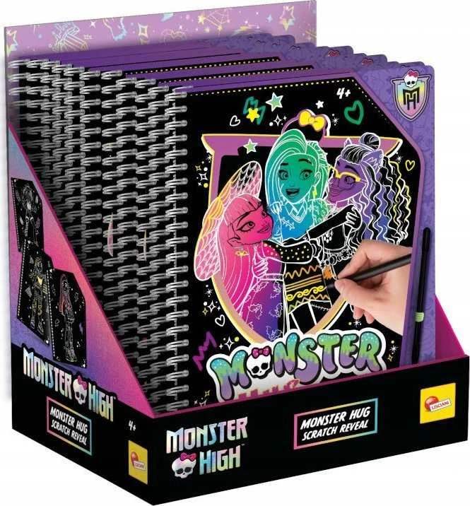 Lisciani Zdrapywanka eskizų knygelės nulio atskleidimas Monster High