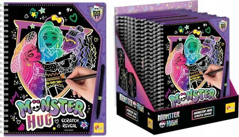 Lisciani Zdrapywanka eskizų knygelės nulio atskleidimas Monster High