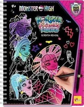 LISCIANI Monster High braižymo knyga Monster friends forever, 12822