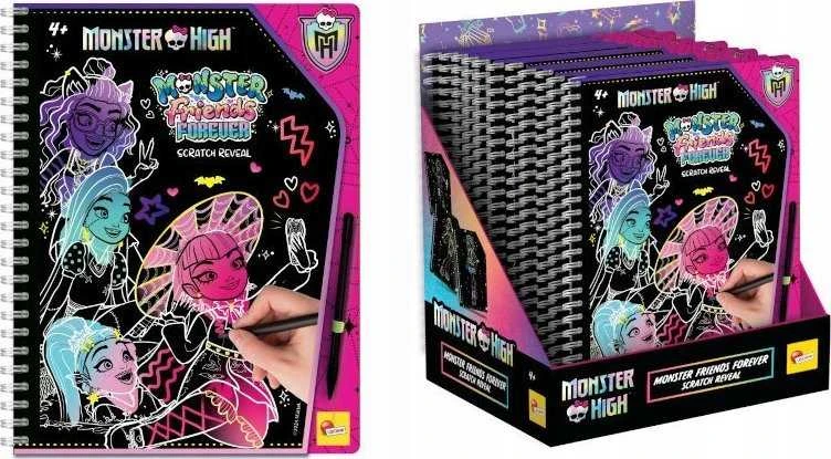 LISCIANI Monster High braižymo knyga Monster friends forever, 12822