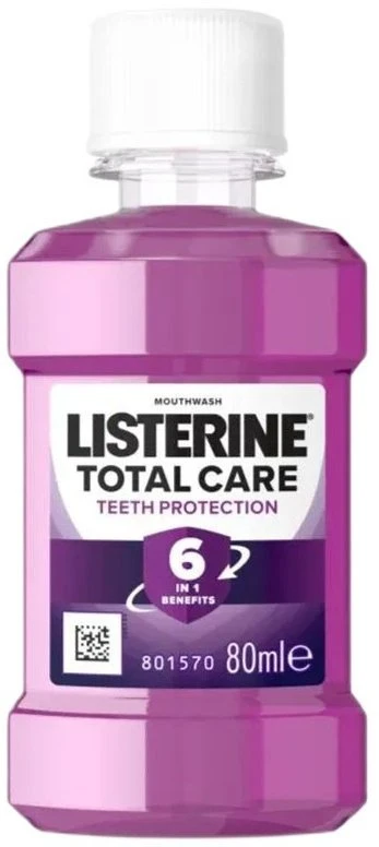 Listerine „Total Care“ dantų apsaugos burnos skalavimo skystis 80 ml
