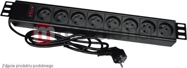 Actina Ilgiklis - Alantec 19" 8x230V 16A, Juoda