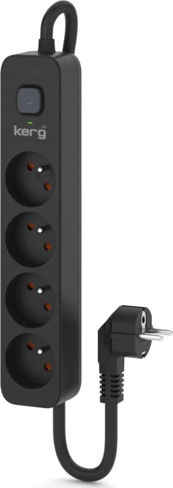 KERG ilgintuvas su automatiniu jungikliu – 4 lizdai, 16A, 3m