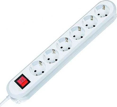 Bachmann lizdų juosta SMART 6 krypčių, balta 3,0 m, su jungikliu