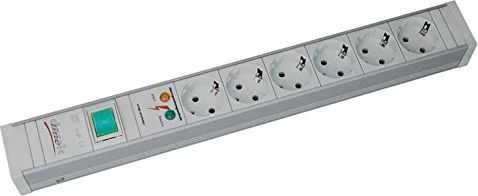 Bachmann Bachmann 19 colių PVC maitinimo lizdas 6 lizdai 1 jungiklis 1 USS 2 - 333.605