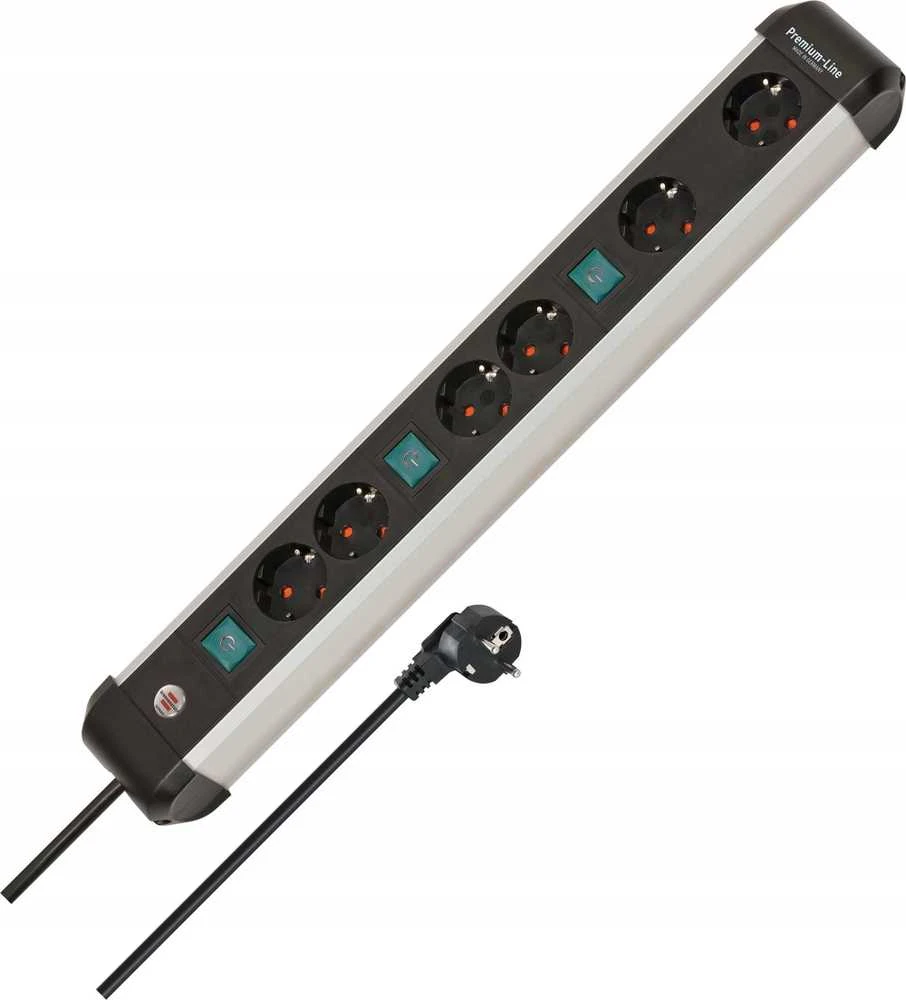 Brennenstuhl maitinimo juosta Premium Alu-Line - perjungiama