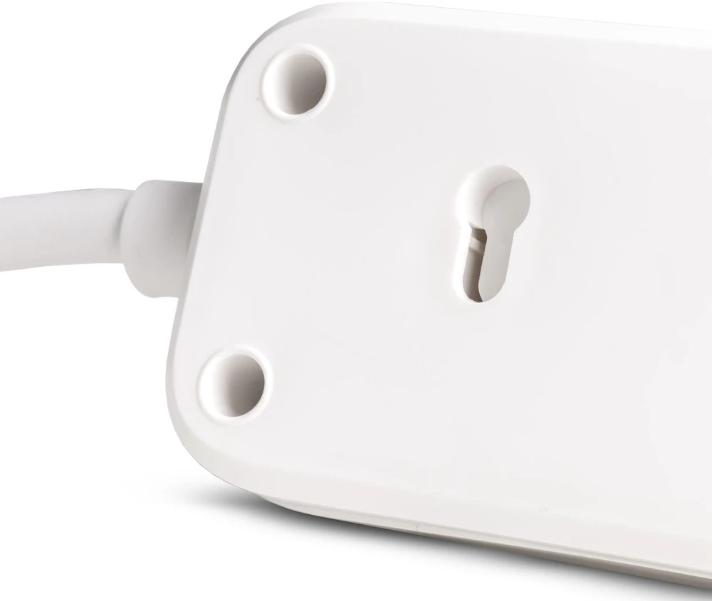 Listwa zasilająca ENTAC su USB-A i USB-C 4 gniazda 1,5 m Baltas