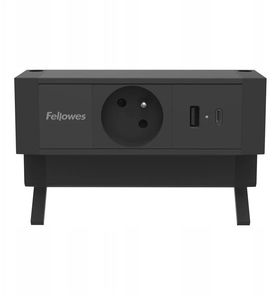 Fellowes Power desk, TYP E, juoda