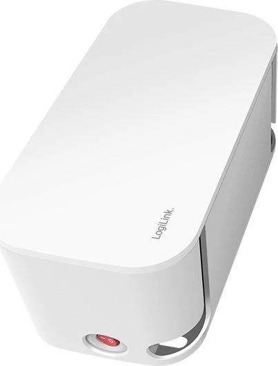 Listwa zasilająca LogiLink Kabelbox USB/Schuko 5 gniazd Baltas