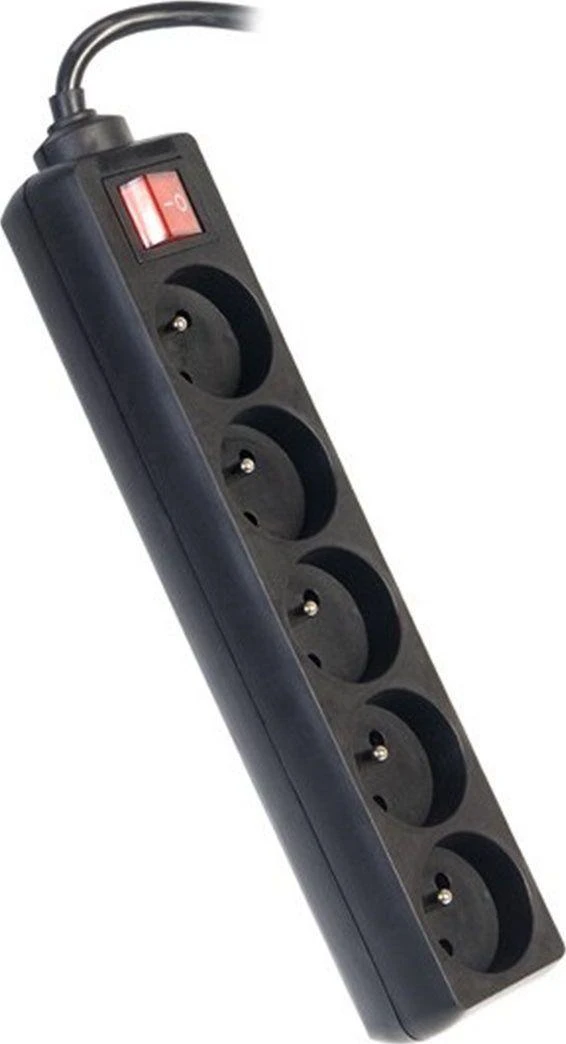PremiumCord maitinimo juostelė 5 lizdai 5 m juoda (ppa5k-05bk)