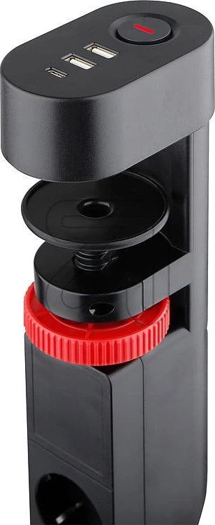 Listwa zasilająca REV 3 gniazda 3 m juoda (0015728512)