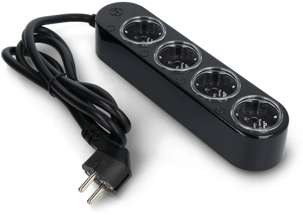 Shelly Group Išmanus maitinimo blokas Shelly Power Strip 4 Gen4, juodas