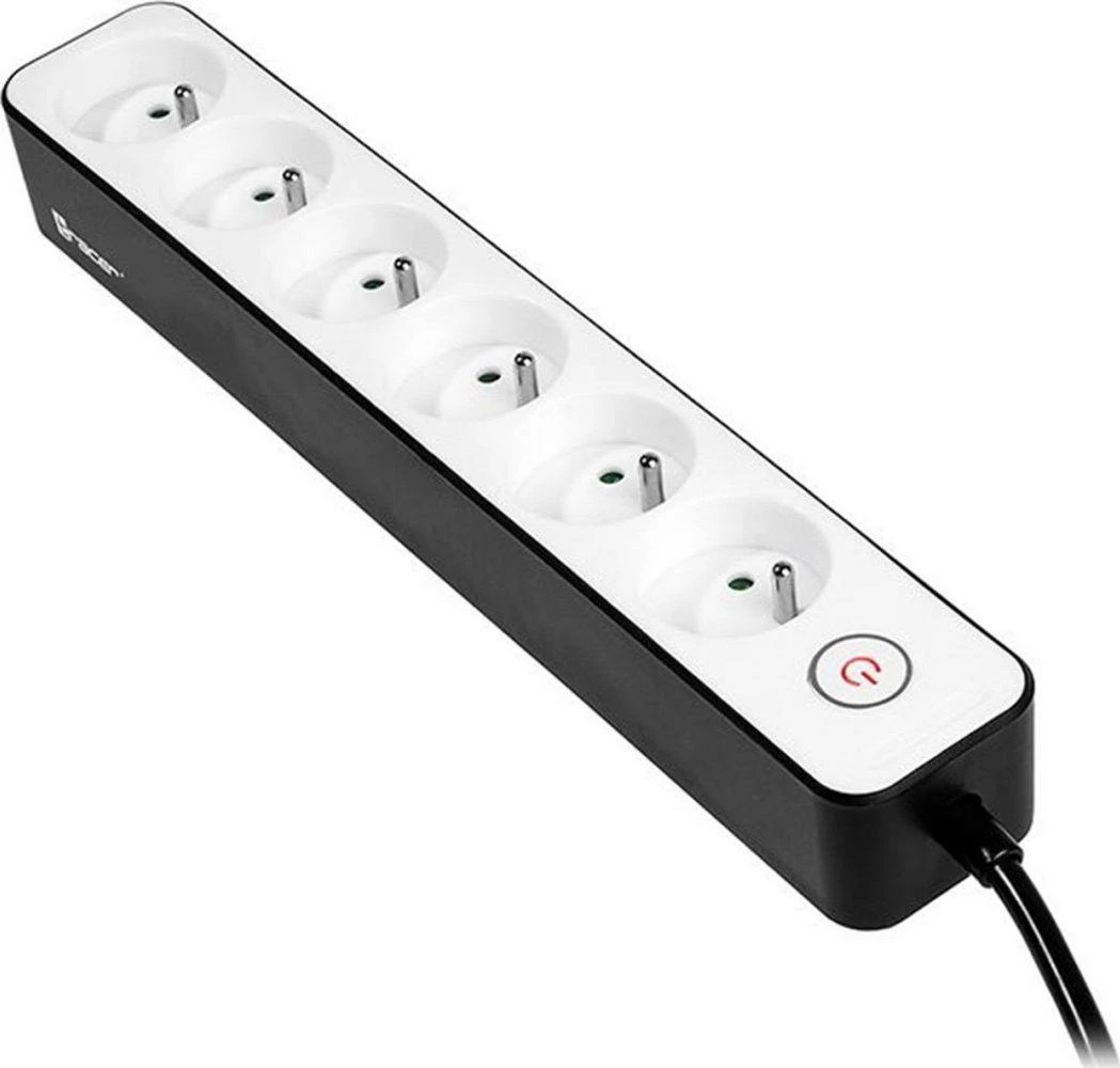 TRACER TRALIS46259 Maitinimo juosta Zebra 1,5 m 6 lizdai