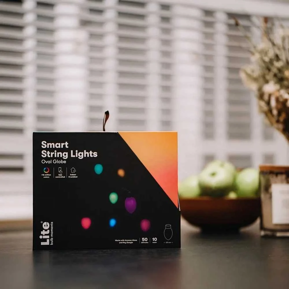 Lite bulb moments Smart Light Chain - Globe Cone