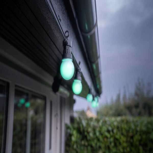 Lite Bulb Moments LBM 14m Smart Outdoor šviesos grandinė – 15 x Globe 5cm