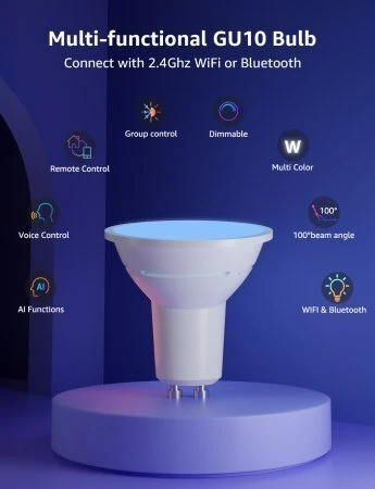 Lite Bulb Moments Lepro BG1 AI Smart żarówki GU10 (4vnt.)
