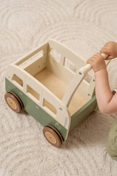 Little Dutch Baby Walker karavanas medinis vintage