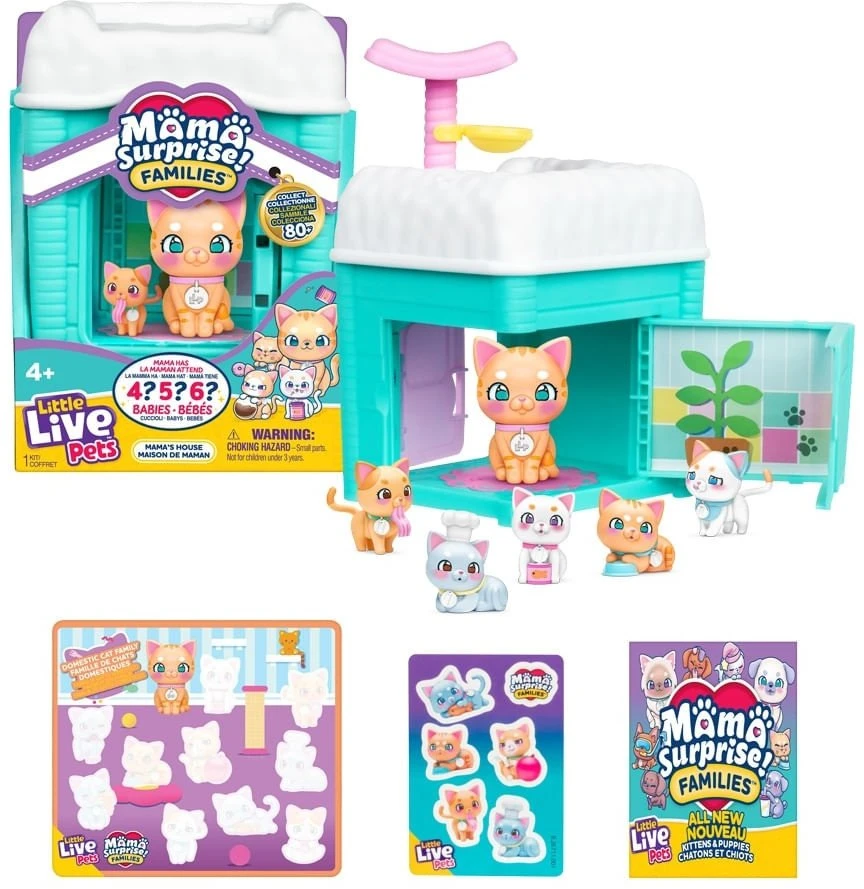 Little Live Pets - Mama Surprise Šeima Mamos Namai S2 (26710P)