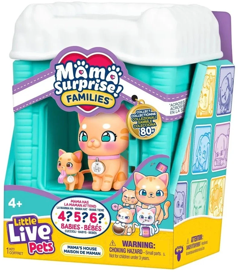 Little Live Pets - Mama Surprise Šeima Mamos Namai S2 (26710P)