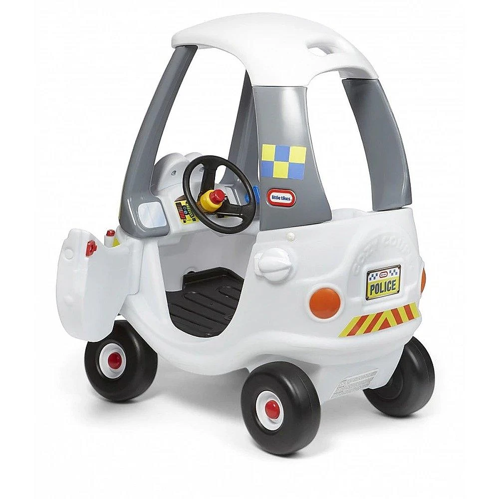 Paspiriama mašinėlė Little Tikes Cozy Coupe Policija (173790E3), balta