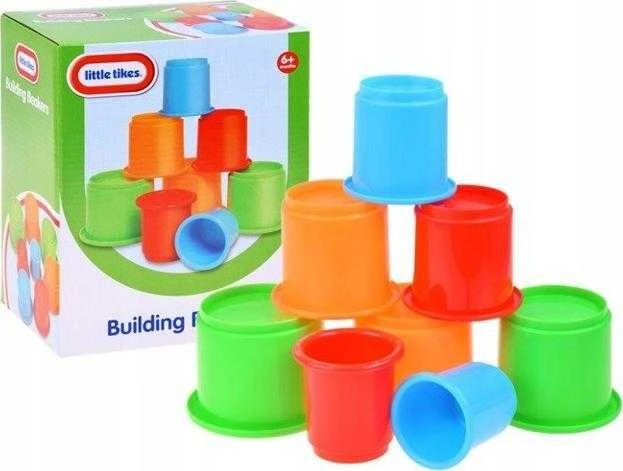 Jokomisiada Spalvingi puodeliai Little tikes pyramid ZA2766