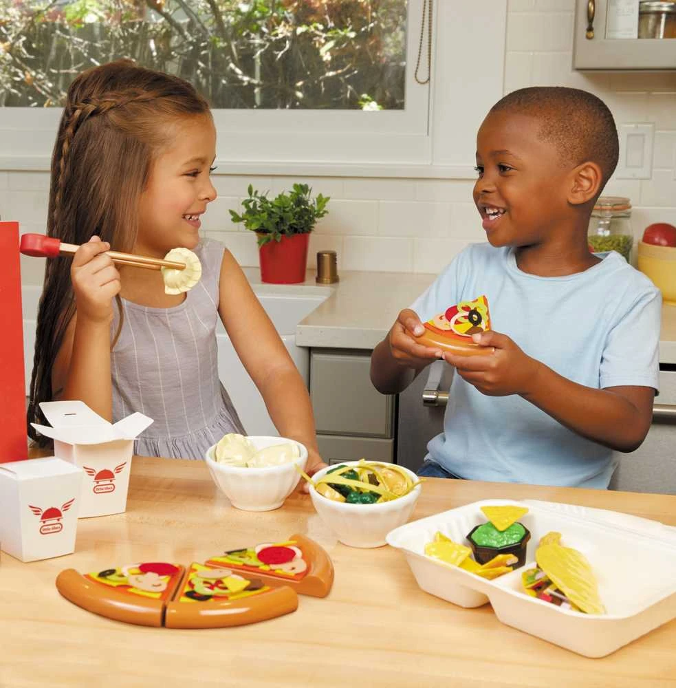 Little Tikes Mega maisto išsinešimui rinkinys su 200 priedų