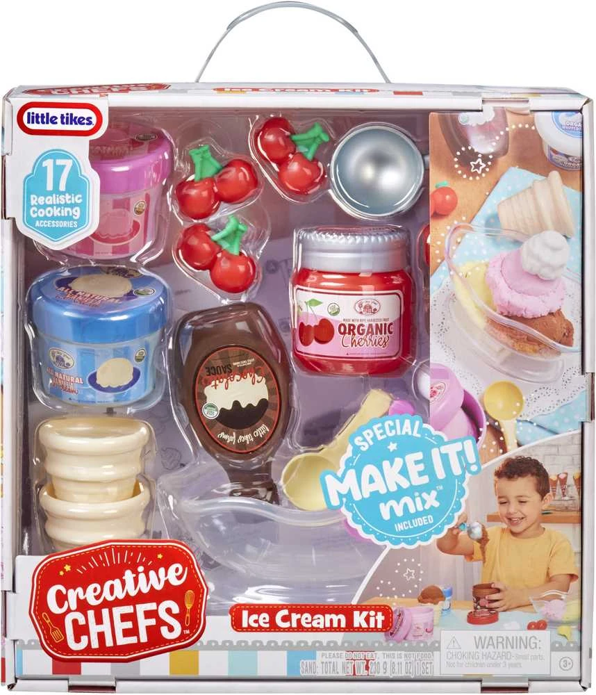 Little Tikes 639661-EUC „Creative Chefs“ ledo kreminio kepimo rinkinys