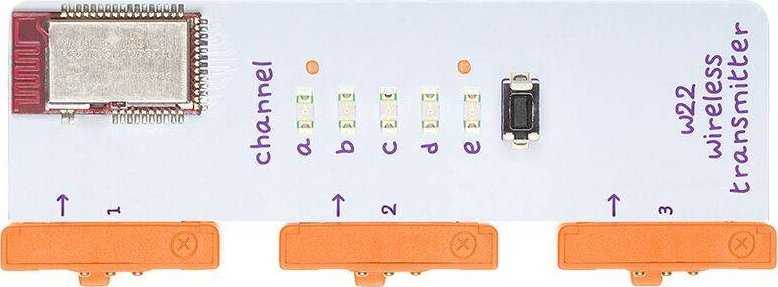 LittleBits 650-0150-00A01, bitSnaps, belaidis, 14 m., 95 mm, 190 mm, 12.5 mm