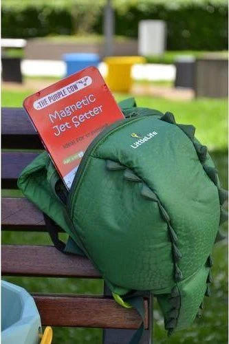 Vaikiška kuprinė-krokodilas „LittleLife Toddler Backpack Crocodile“ - Žalia