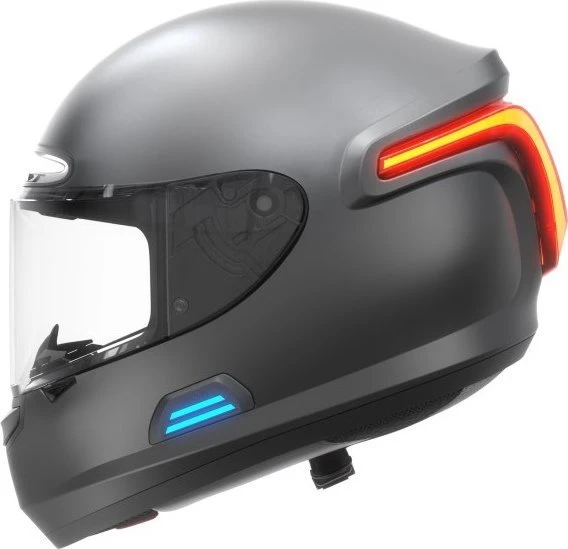 „Livall“ motociklo šalmas „Livall MC1 Bluetooth“ domofonas su LED SOS funkcija (MC1-L-GRY)