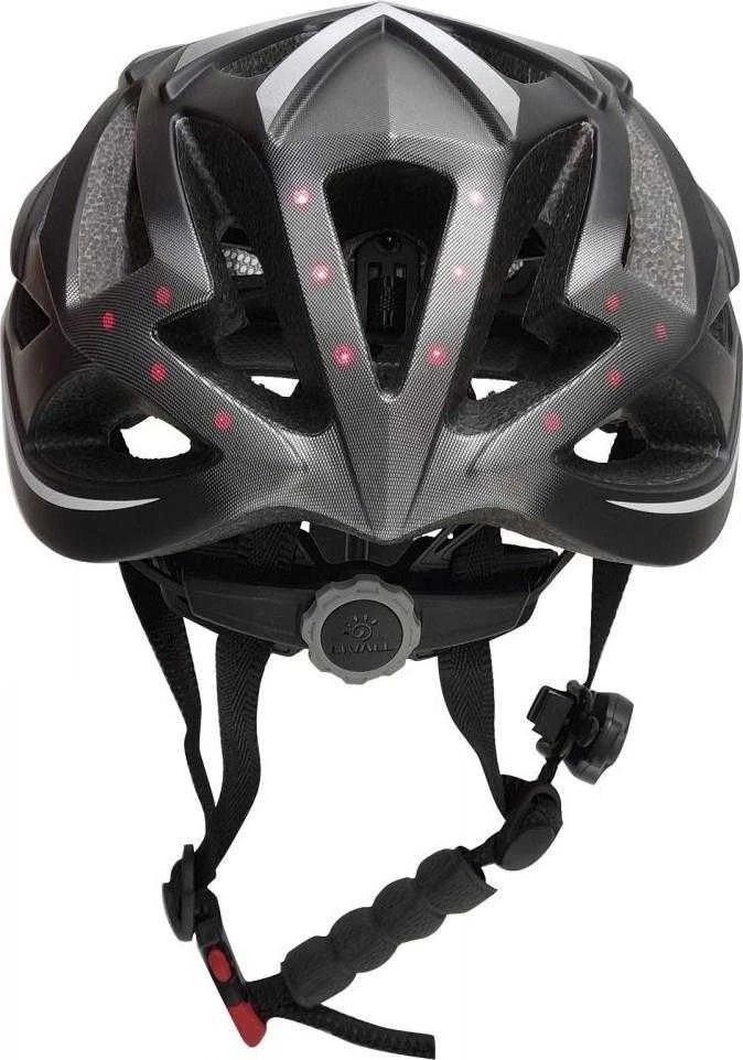 Livall Plento šalmas su „Bluetooth“ ryšiu, 55–61 cm, LED/SOS/interkomu, baltas