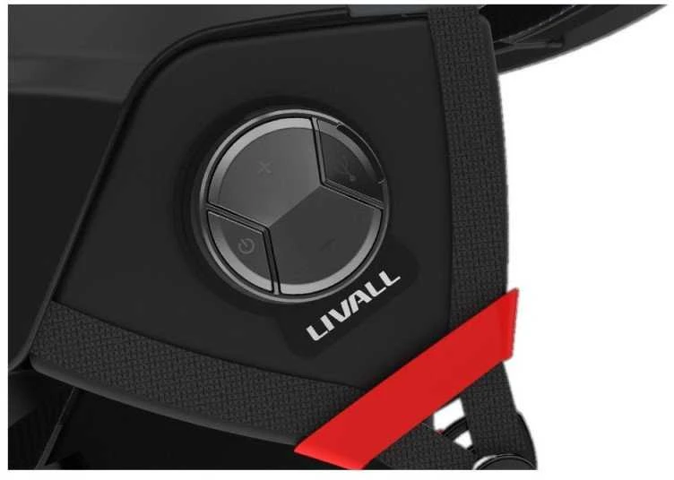 Livall Bluetooth slidinėjimo šalmas 57-61cm Intercom/SOS balta